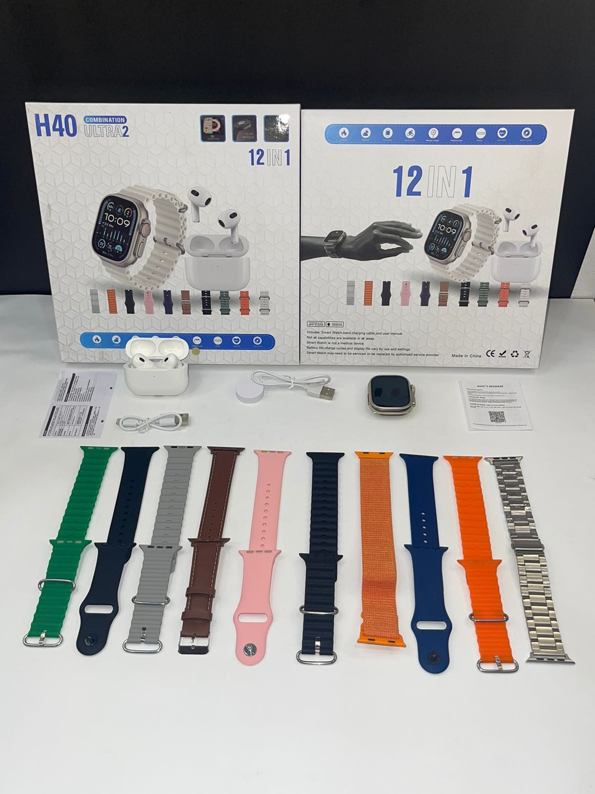 H40 ULTRA 2 (ECOUTEUR,ET 10 BRACELET INTERCHANGE )