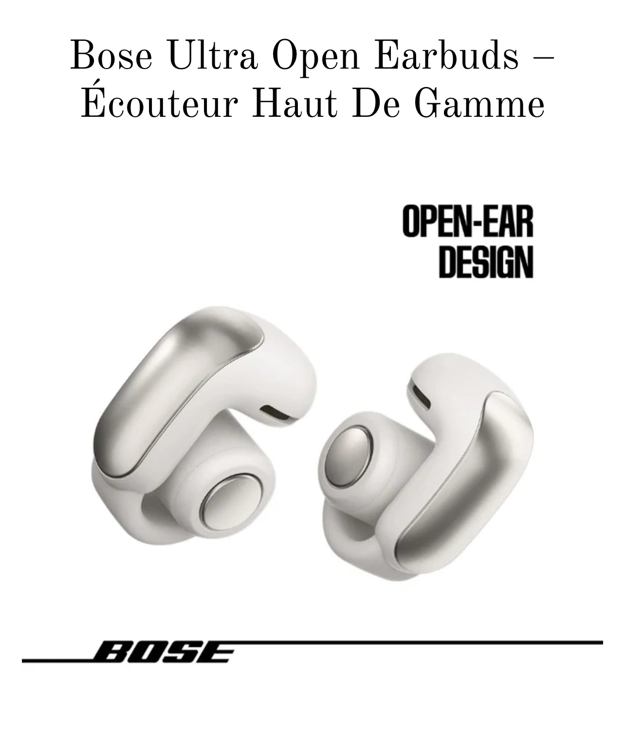 BOSE ULTRA OPEN EARBUDS