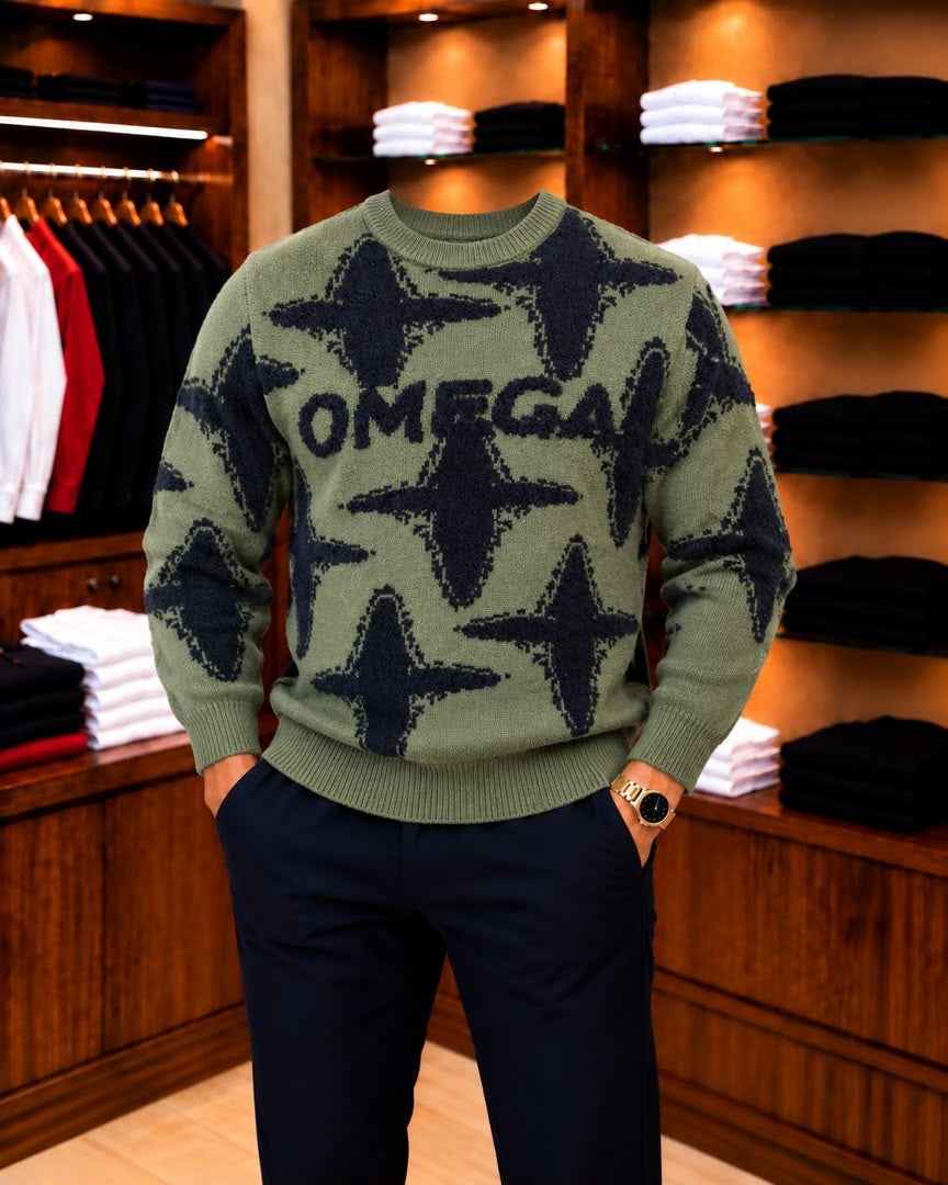 Pull-over tricoté pour homme