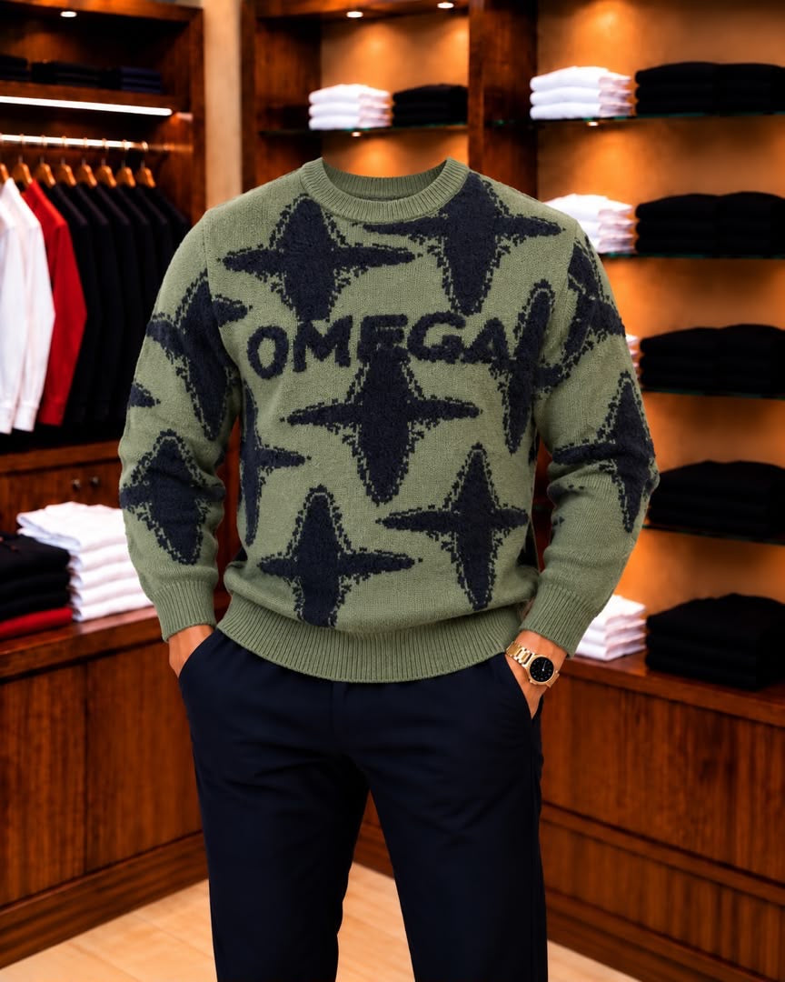 Pull-over tricoté pour homme