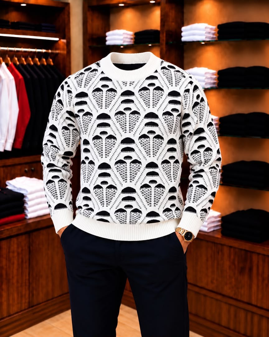 Pull-over tricoté pour homme