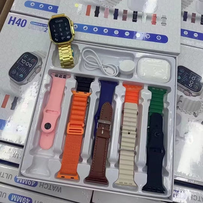 H40 ULTRA 2 (ECOUTEUR,ET 10 BRACELET INTERCHANGE )