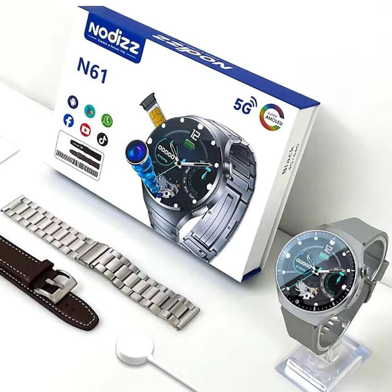 MONTRE AVEC PUCE (NODIZZ N61) Avec 3 BRACELET ✅✅✅