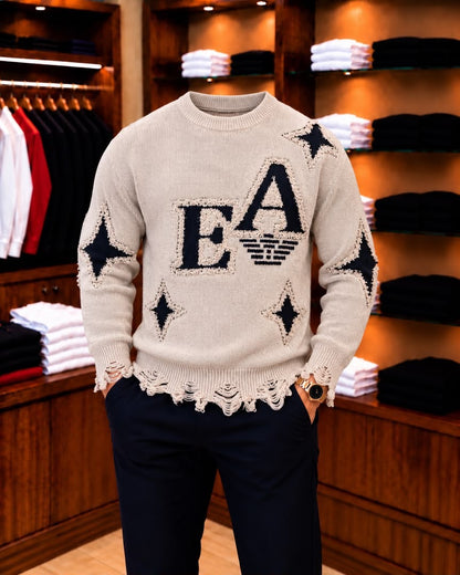 Pull-over tricoté pour homme