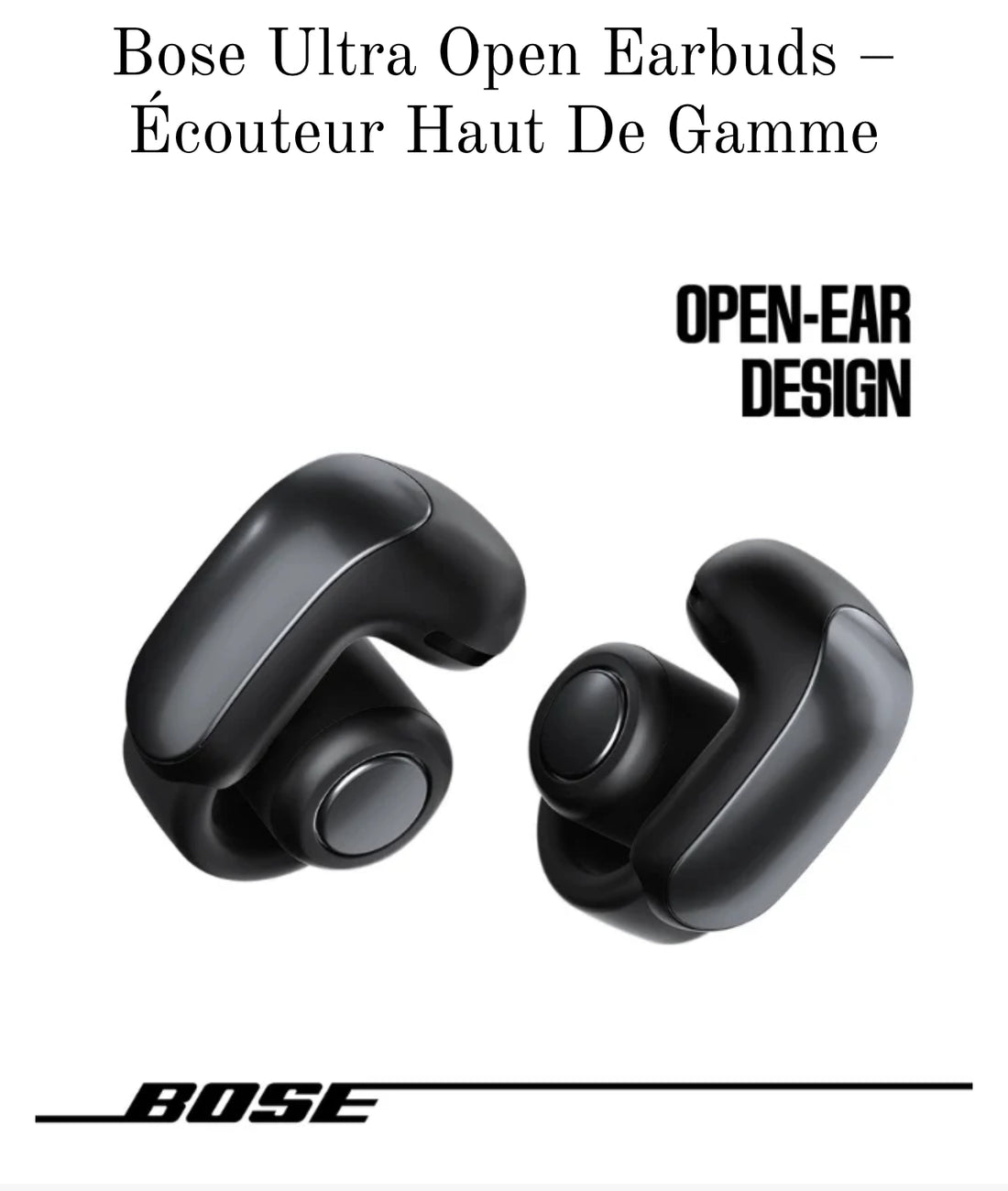 BOSE ULTRA OPEN EARBUDS
