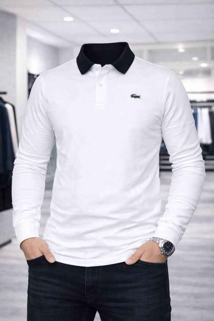 Polo manches longues Lacoste