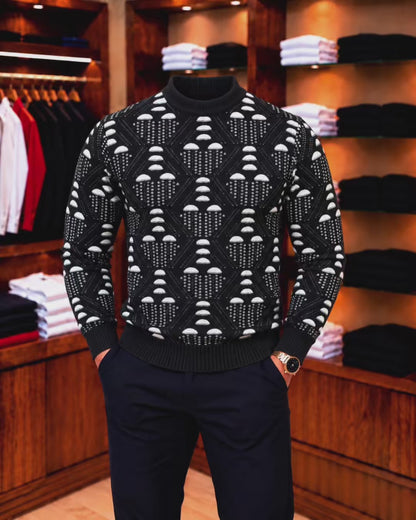 Pull-over tricoté pour homme