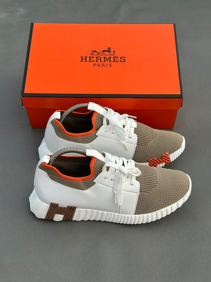 Baskets Hermès à enfiler Depart Blanc
